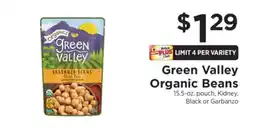 ShopRite Green Valley Organic Beans offer