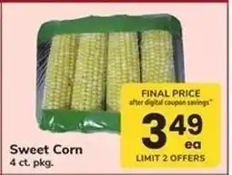 Safeway Sweet Corn offer