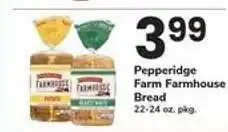 Safeway Pepperidge Farm Farmhouse Bread offer