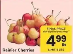 Safeway Rainier Cherries offer
