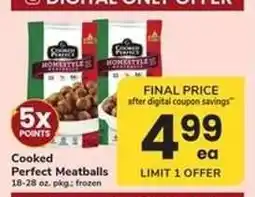 Safeway Cooked Perfect Meatballs offer