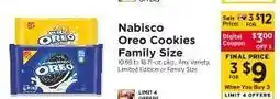 ShopRite Nabisco Oreo Cookies Family Size offer