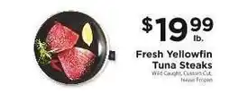 ShopRite Fresh Yellowfin Tuna Steaks offer