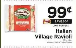 ShopRite Italian Village Ravioli offer