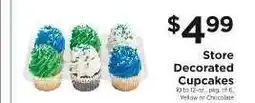 ShopRite Store Decorated Cupcakes offer