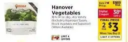 ShopRite Hanover Vegetables offer