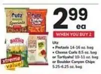 Safeway Utz Snacks offer