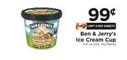 ShopRite Ben & Jerry’s Ice Cream Cup offer