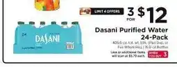 ShopRite Dasani Purified Water 24-Pack offer