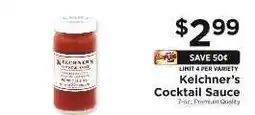 ShopRite Kelchner's Cocktail Sauce offer