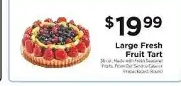 ShopRite Large Fresh Fruit Tart offer
