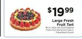 ShopRite Large Fresh Fruit Tart offer