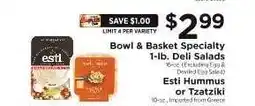 ShopRite Bowl & Basket Specialty 1-lb. Deli Salads offer