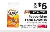 ShopRite Pepperidge Farm Goldfish offer