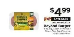 ShopRite Beyond Burger offer