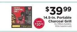 ShopRite 14.5-In. Portable Charcoal Grill offer