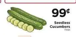 ShopRite Seedless Cucumbers offer