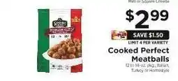 ShopRite Cooked Perfect Meatballs offer