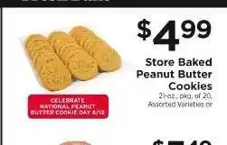 ShopRite Store Baked Peanut Butter Cookies offer