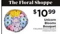 ShopRite Unicorn Blooms Bouquet offer