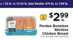 ShopRite Perdue Boneless Skinless Chicken Breast offer