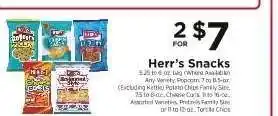 ShopRite Herr's Snacks offer