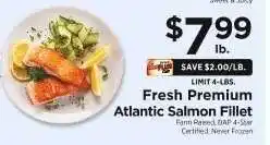 ShopRite Fresh Premium Atlantic Salmon Fillet offer
