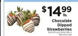 ShopRite Chocolate Dipped Strawberries offer