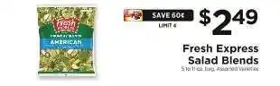 ShopRite Fresh Express Salad Blends offer