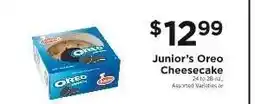 ShopRite Junior's Oreo Cheesecake offer
