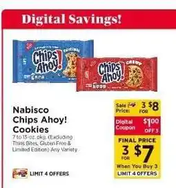ShopRite Nabisco Chips Ahoy! Cookies offer