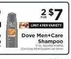 ShopRite Dove Men +Care Shampoo offer