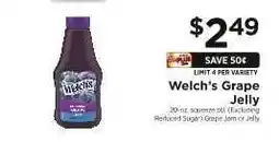 ShopRite Welch’s grape jelly offer