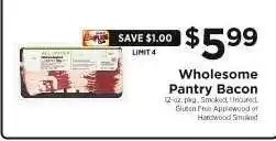 ShopRite Wholesome Pantry Bacon offer