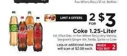 ShopRite Coke 1.25-Liter offer