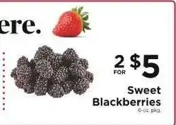 ShopRite Sweet Blackberries offer