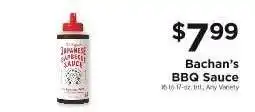 ShopRite Bachan's BBQ Sauce offer