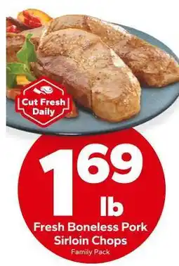 Save a Lot Fresh Boneless Pork Sirloin Chops offer