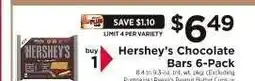 ShopRite Hershey's Chocolate Bars 6-Pack offer
