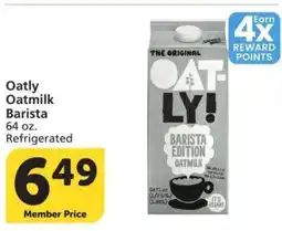 Albertsons Oatly Oatmilk Barista - 64 oz. Refrigerated offer