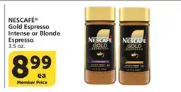 Albertsons NESCAFÉ Gold Espresso Intense or Blonde Espresso - 3.5 oz offer