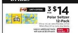 ShopRite Polar Seltzer 12-Pack offer