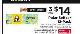 ShopRite Polar Seltzer 12-Pack offer