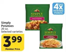 Albertsons Simply Potatoes - 20 oz. Selected varieties offer