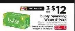 ShopRite bubly Sparkling Water 8-Pack offer