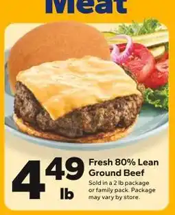 Save a Lot Fresh 80% Lean Ground Beef offer