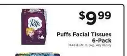 ShopRite Puffs Facial Tissues 6-Pack offer