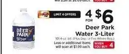 ShopRite Deer Park Water 3-Liter offer