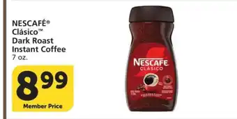 Albertsons NESCAFÉ Clásico Dark Roast Instant Coffee - 7 oz offer