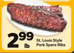 Save a Lot St. Louis Style Pork Spare Ribs offer